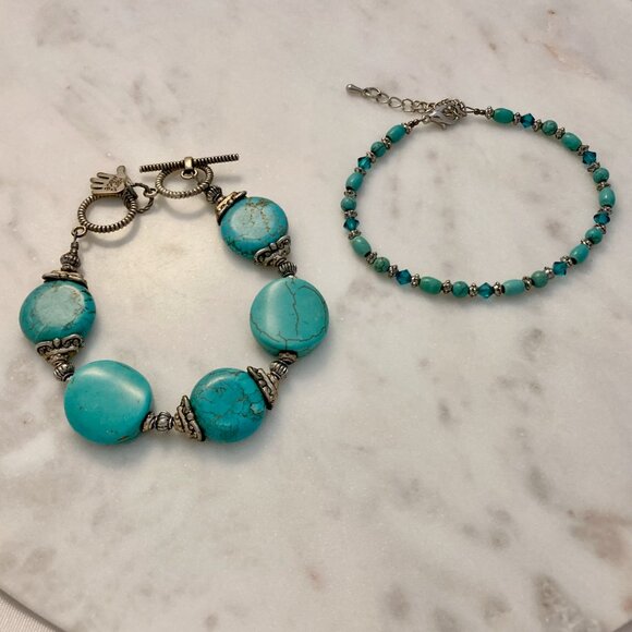 Refreshed Turquoise Bracelet Set - Picture 1 of 6
